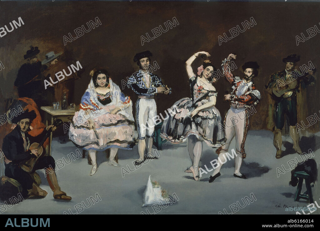 EDUARD MANET (1832-1883). Spanish Ballet - 1862 - 61x91 cm - oil on canvas.