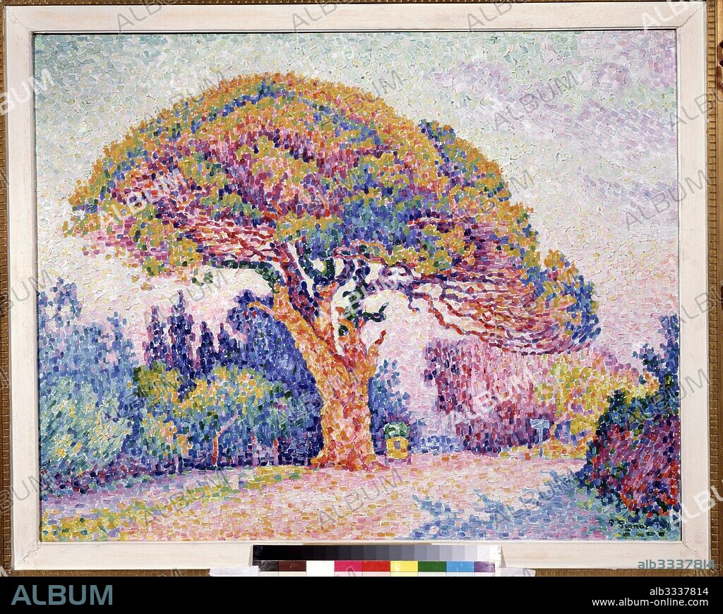 PAUL SIGNAC. Le Pin de Bertaud at Saint-Tropez.