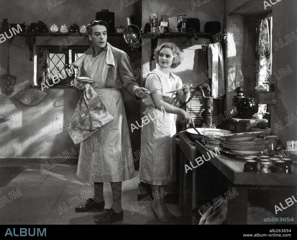 JACK BUCHANAN and JOAN BARRY in A MAN OF MAYFAIR, 1931, directed by LOUIS MERCANTON. Copyright PARAMOUNT BRITISH.