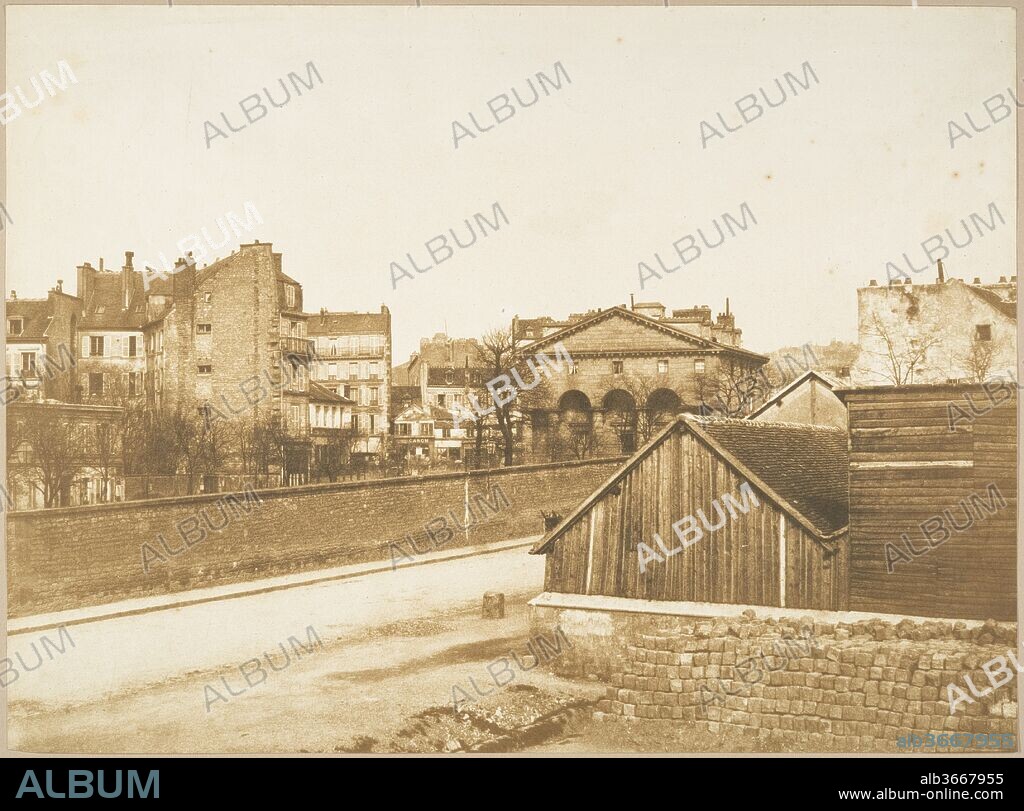 [View from Photographer's Studio]. Artist: Gustave Le Gray (French, 1820-1884). Dimensions: 26.1 x 35.1 cm (10 1/4 x 13 13/16 in.). Date: 1851-54.