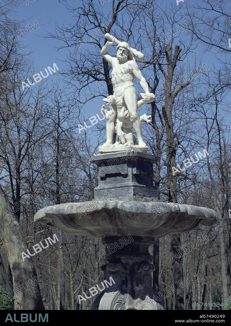 SEBASTIÁN DE HERRERA BARNUEVO. FUENTE DE HERCULES Y LA HIDRA - SIGLO XVII.