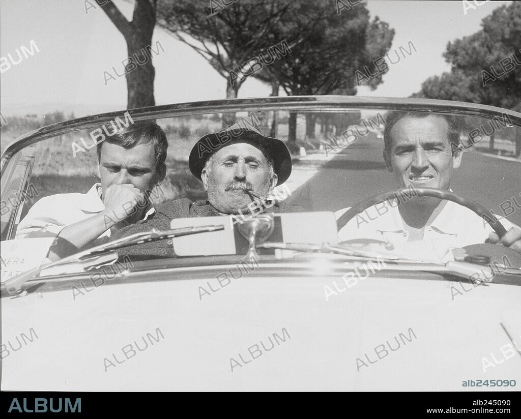 VITTORIO GASSMAN en LA ESCAPADA, 1962 (IL SORPASSO), dirigida por DINO RISI. Copyright FAIR FILM.