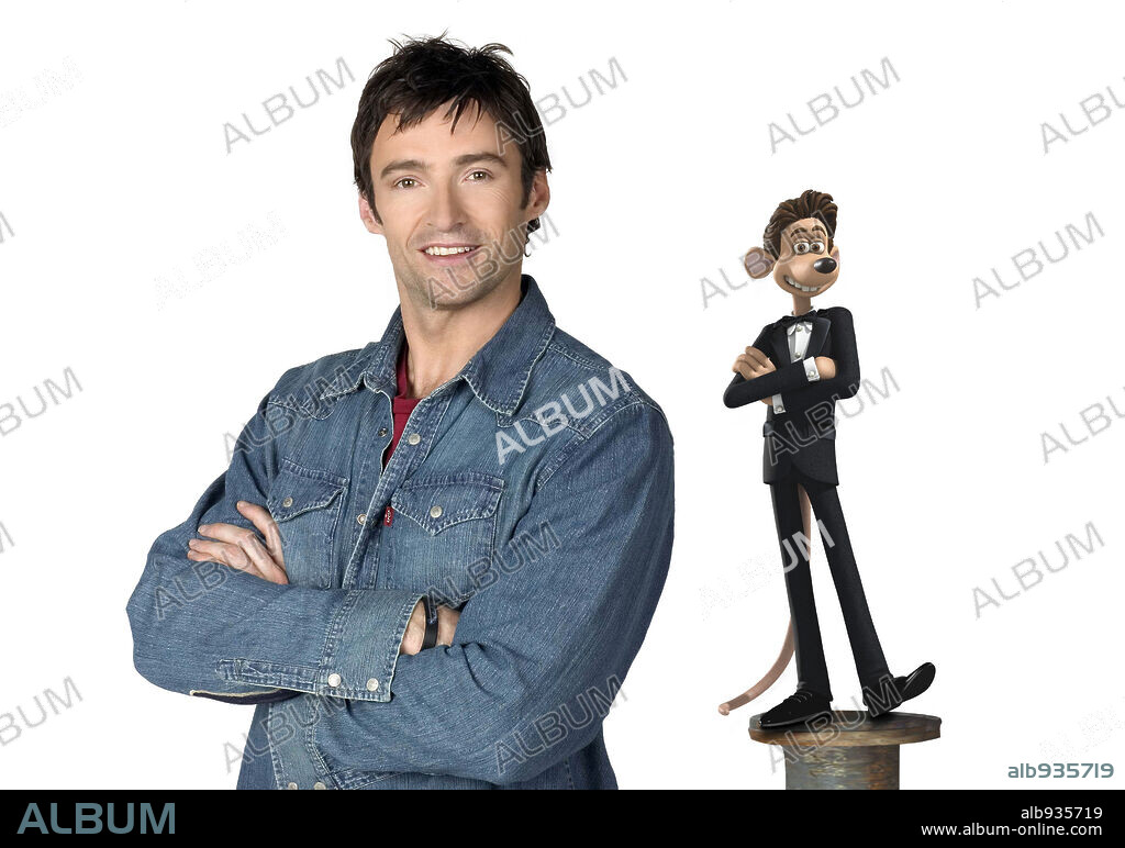 HUGH JACKMAN in FLUSHED AWAY, 2006, unter der Regie von DAVID BOWERS und SAM FELL. Copyright DREAMWORKS ANIMATION/AARDMAN ANIMATIONS/DREAMWORKS SKG.