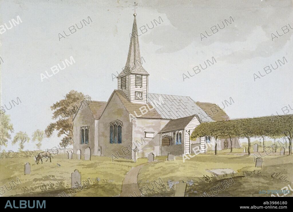 Church of St Mary, Chigwell, Essex, 1799.