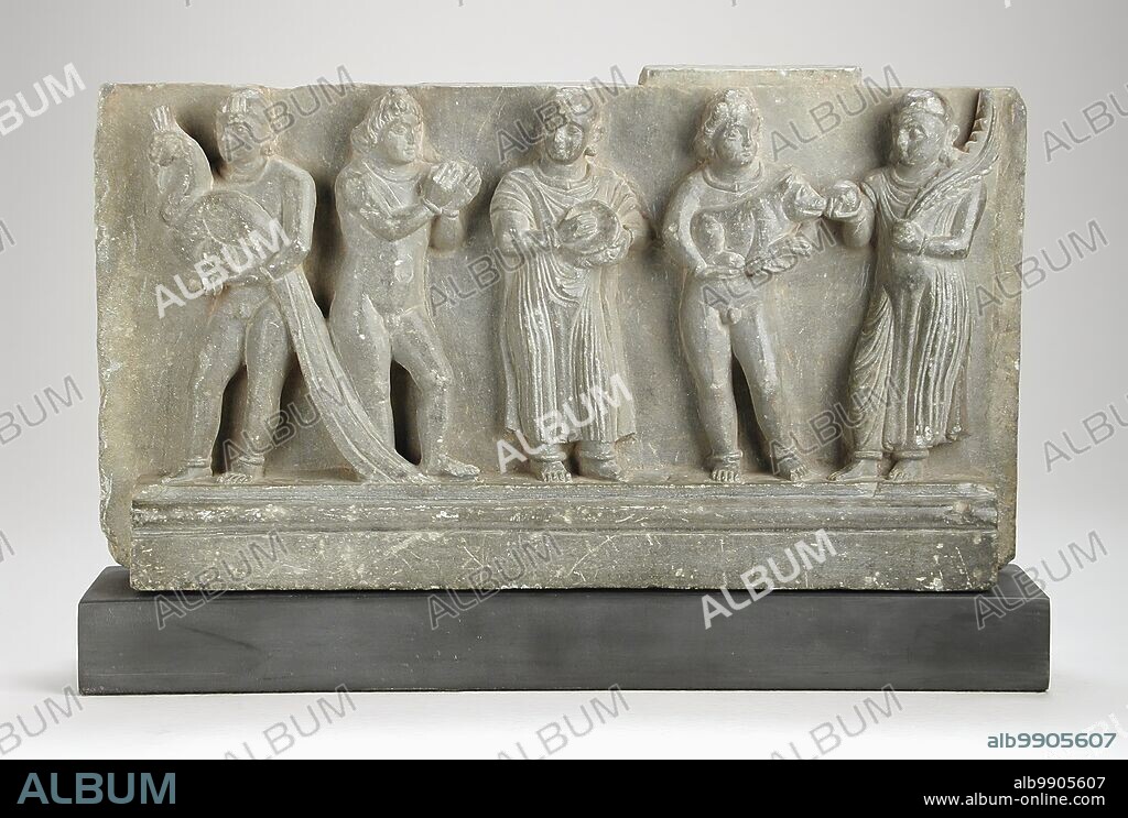 Stair-Riser Relief with Offering Scene, 2nd-3rd century.