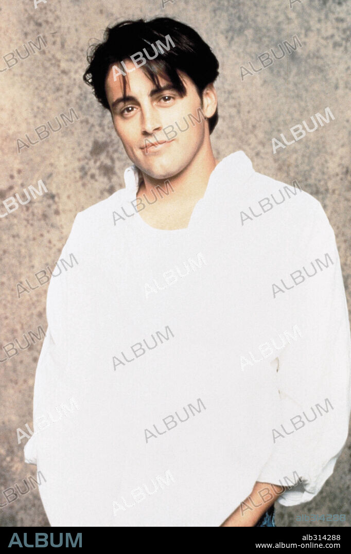 MATT LEBLANC in FRIENDS, 1994, directed by GAIL MANCUSO, GARY HALVORSON, JAMES BURROWS, MICHAEL LEMBECK and PETER BONERZ. Copyright WARNER BROS TV.