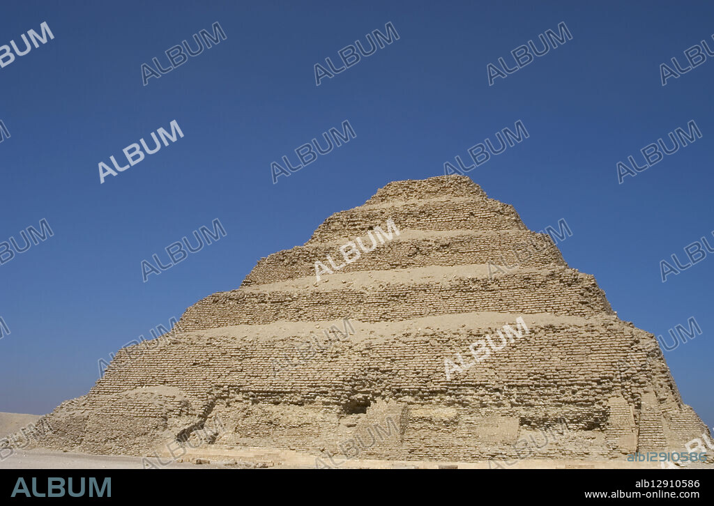 Pyramid of Djoser. Saqqara necropolis. Memphis, Egypt.