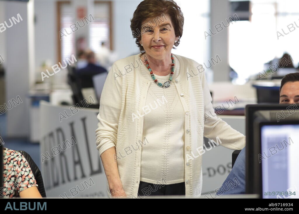 Zaragoza, 16/05/218. Pilar de Yarza Mompeón, presidenta editora del Heraldo de Aragón, premio Luca de Tena. Foto: Fabián Simón. ARCHDC.