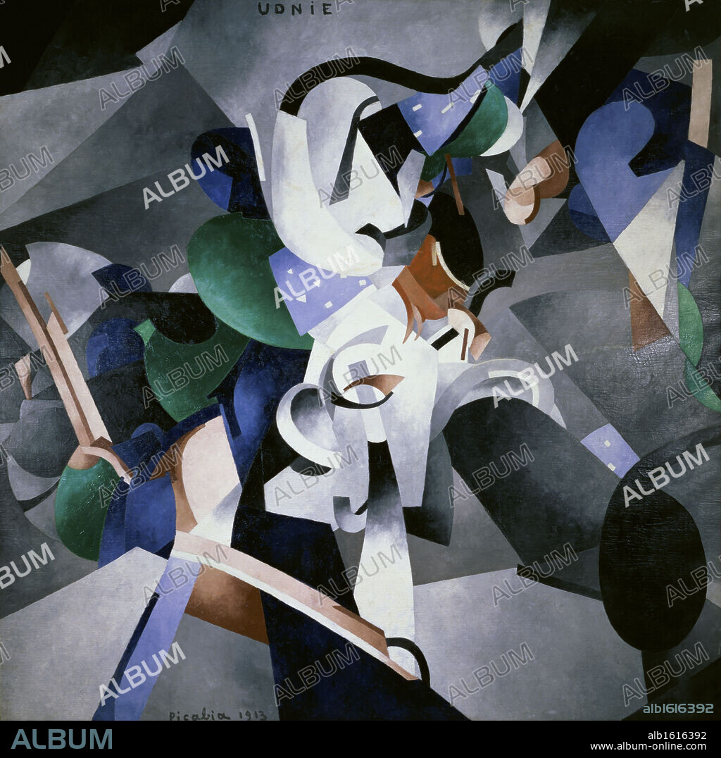Udnie, Young American Girl: Dance by Francis Picabia, 1913, 1879-1953, France, Paris, Musee National d'Art de Moderne.