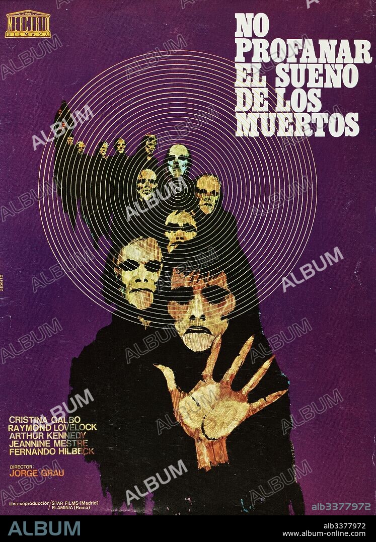 Poster of BREAKFAST AT THE MANCHESTER MORGUE, 1974 (NON SI DEVE PROFANARE IL SONNO DEI MORTI), directed by JORGE GRAU. Copyright STAR FILMS S.A.