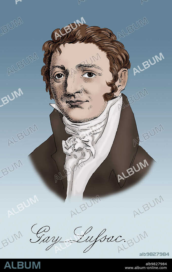 Joseph Gay-Lussac, French Chemist and Physicist