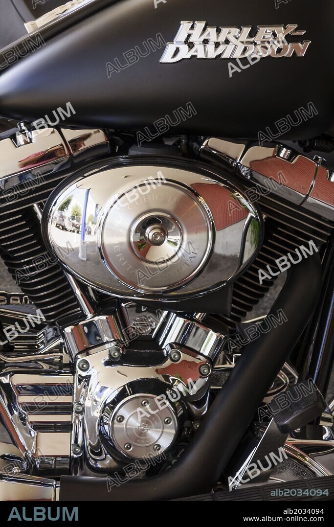 motocicleta Harley Davidson.Mallorca.Islas Baleares. Spain.