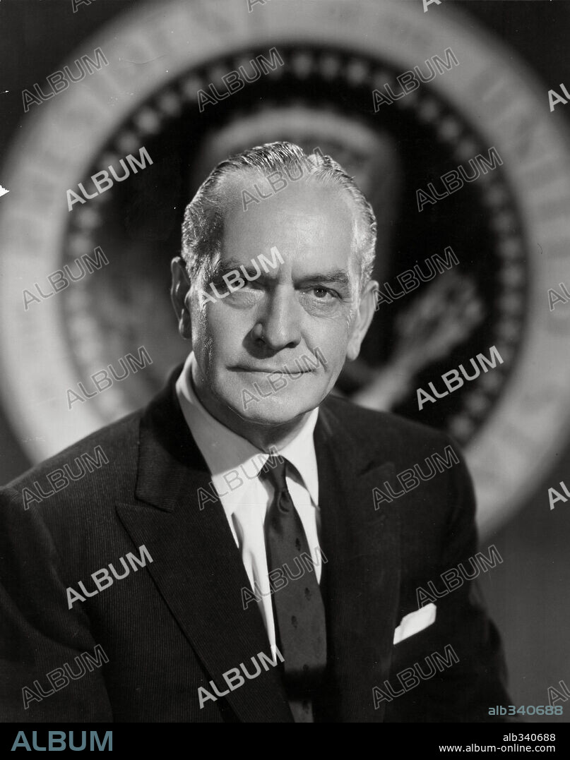 FREDRIC MARCH en SIETE DÍAS DE MAYO, 1964 (SEVEN DAYS IN MAY), dirigida por JOHN FRANKENHEIMER. Copyright PARAMOUNT PICTURES.