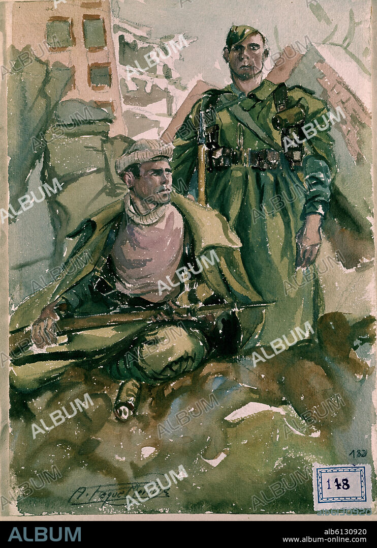 POQUE MORUBIA. LEGIONARIOS EN LA CIUDAD UNIVERSITARIA.