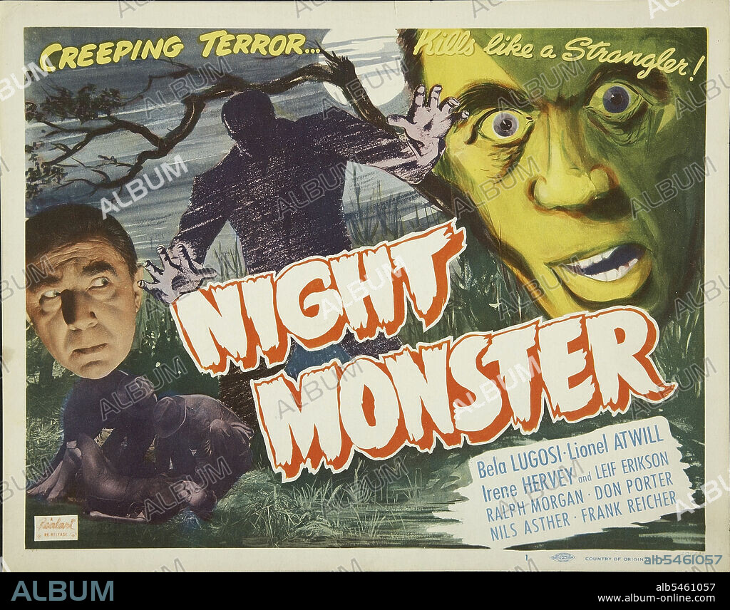 NIGHT MONSTER, 1942, directed by FORD BEEBE. Copyright UNIVERSAL PICTURES.