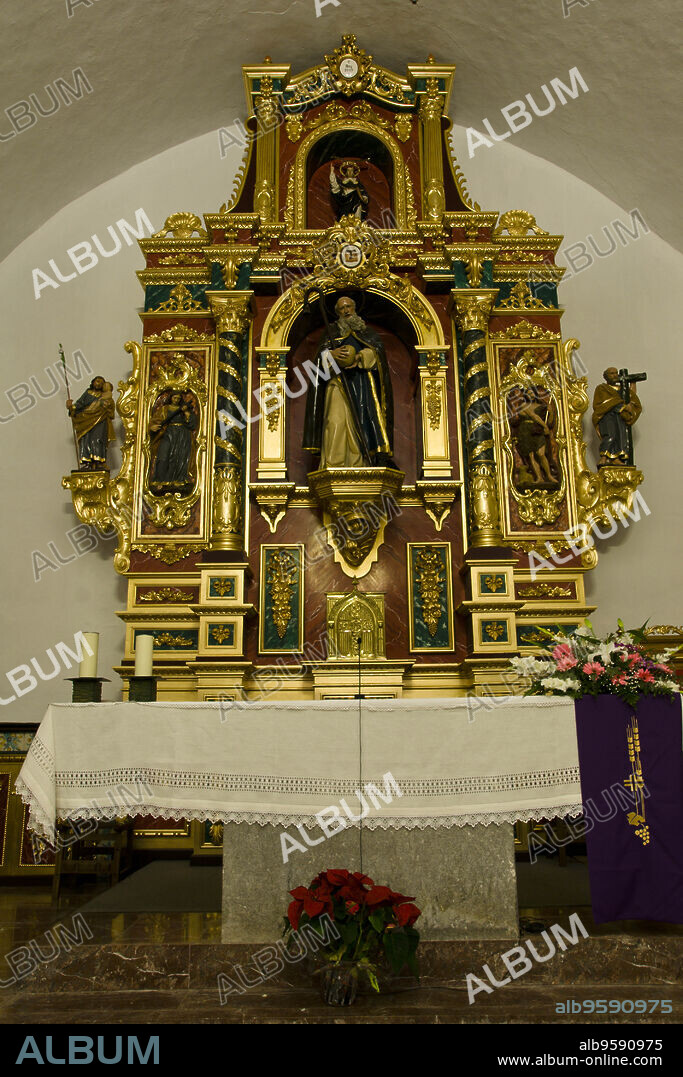 Iglesia de San Antonio de Portmany, siglo XIV.Ibiza.Balearic islands.Spain.