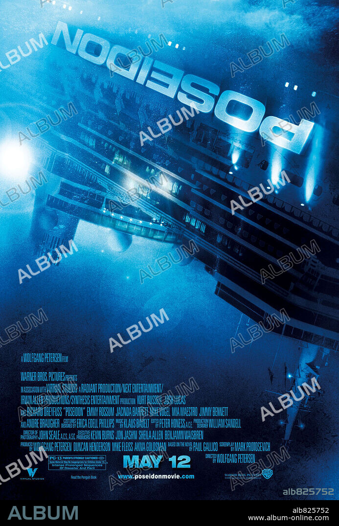 Poster of POSEIDON, 2006, directed by WOLFGANG PETERSEN. Copyright WARNER BROS.