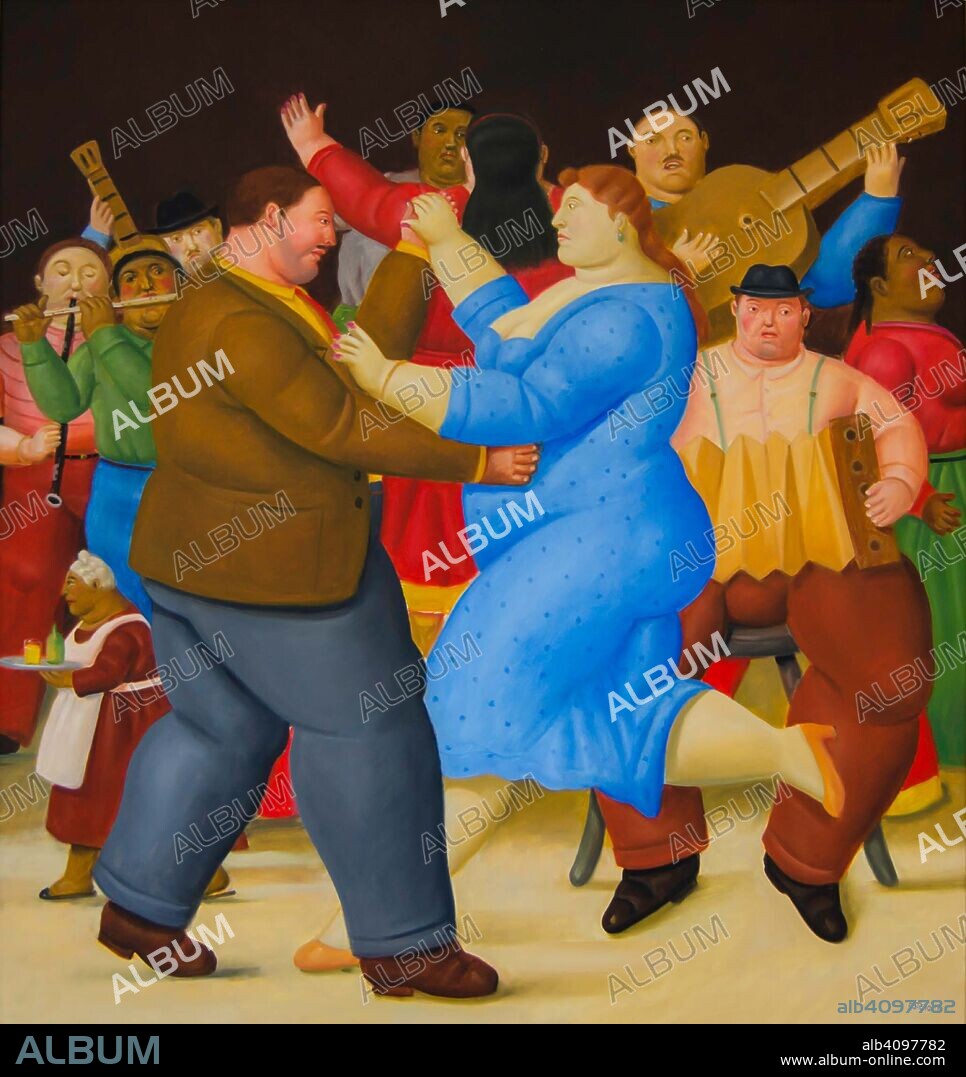 FERNANDO BOTERO. Dancing Couple.