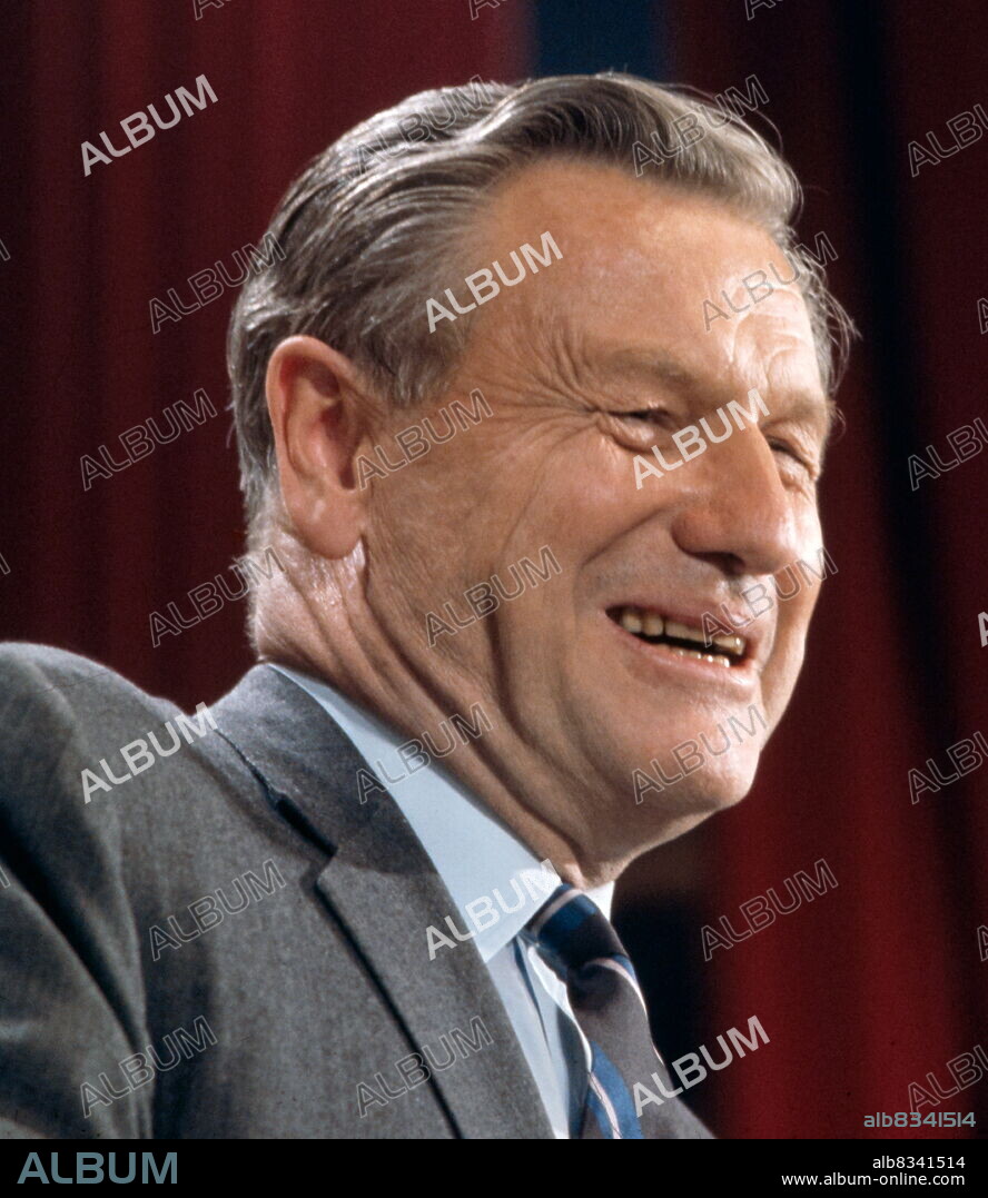 Nelson Aldrich Rockefeller (1908 - 1979) American businessman and politician who served as the 41st vice president of the United States from December 1974 to January 1977, and previously as the 49th governor of New York from 1959 to 1973. He also served as assistant secretary of State for American Republic Affairs for Presidents Franklin D. Roosevelt and Harry S. Truman (1944-1945) as well as under secretary of Health, Education and Welfare under Dwight D. Eisenhower from 1953 to 1954. A grandson of billionaire John D. Rockefeller and a member of the wealthy Rockefeller family, he was a noted art collector and served as administrator of Rockefeller Center in Manhattan, New York City.