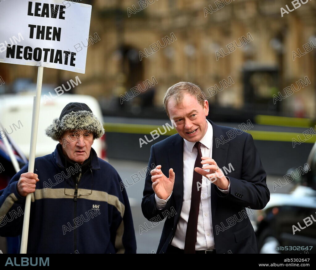 Photograph of Tim Farron. Timothy James Farron (1970-) a British politician who was the Leader of the Liberal Democrats between July 2015 and July 2017. He resigned following the 2017 United Kingdom general election..