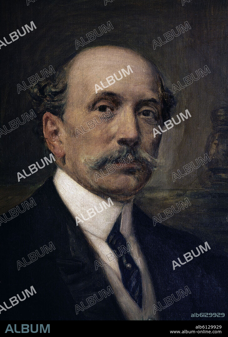 SANTA MARIA MARCELIANO (1866-1952). 'Eduardo Dato e Iradier' (detail), 1909, Oil on canvas.