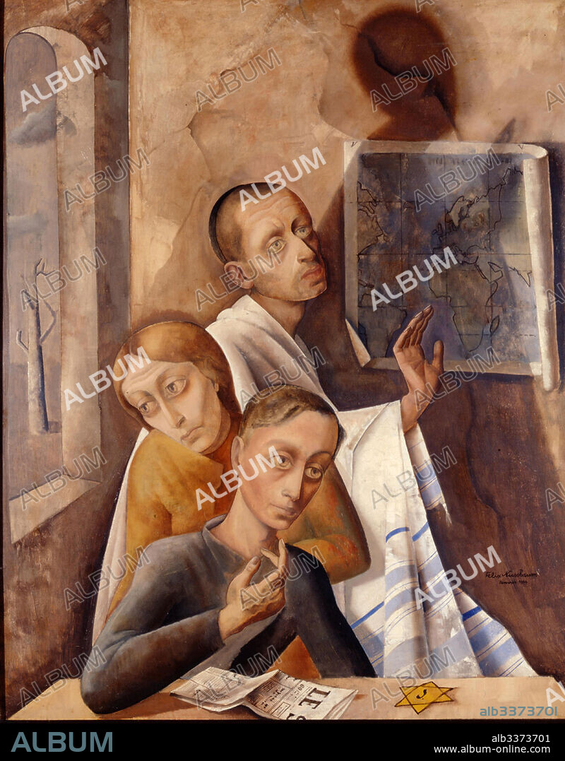 FELIX NUSSBAUM. Self-Portrait in hiding.