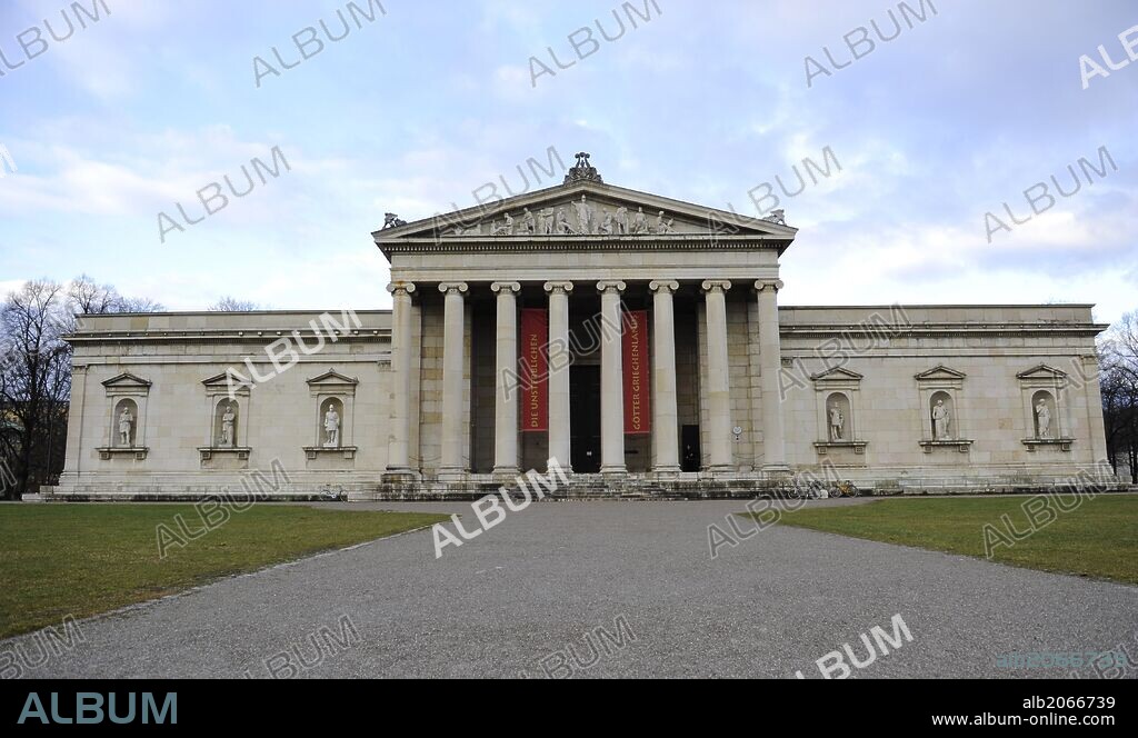 Germany. Munich. Glyptothek. Built by architect Leo Von Klenze (1784-1864). Neoclassicism.