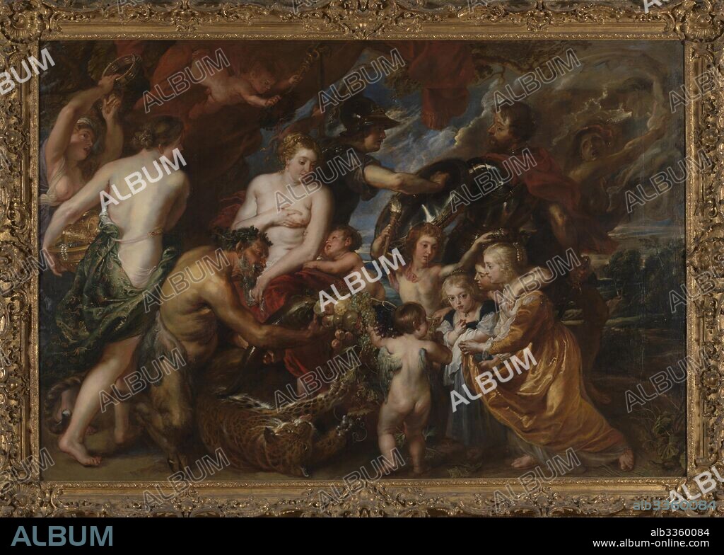 PIETER PAUL RUBENS. Minerva protects Pax from Mars (Peace and War).