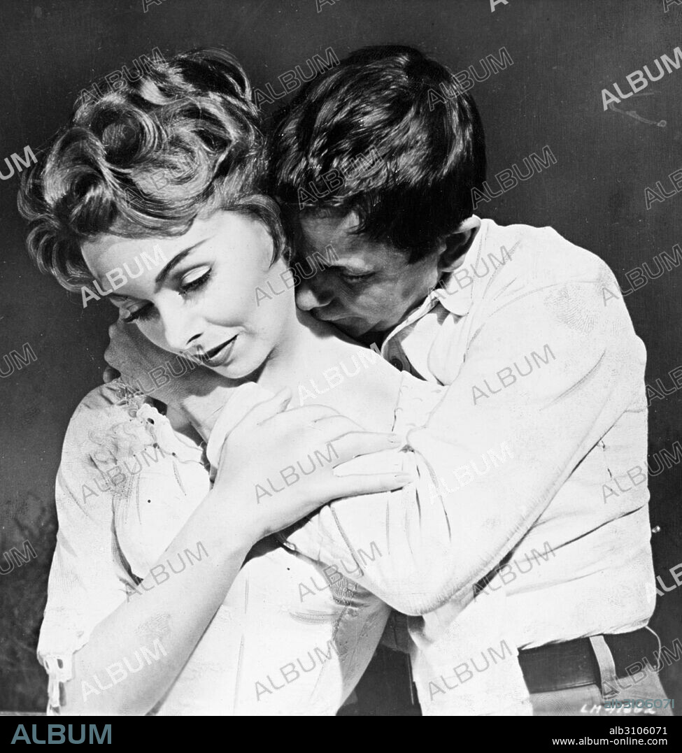GLENN FORD et JEANNE CRAIN dans THE FASTEST GUN ALIVE, 1956, réalisé par RUSSELL ROUSE. Copyright M.G.M.