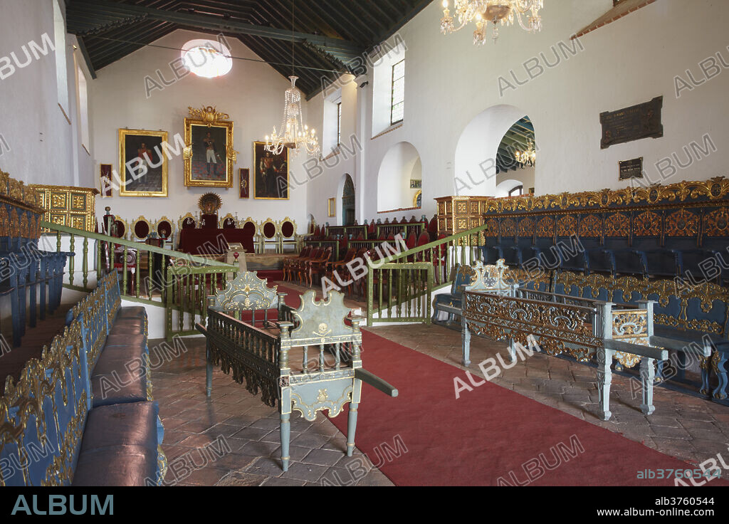 Salon de Independencia in Casa de la Libertad (House of Freedom), Sucre, UNESCO World Heritage Site, Bolivia, South America.
