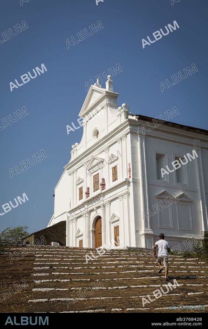Capello Do Monte (Mount Mary church), Old Goa, UNESCO World Heritage Site, Goa, India, Asia.