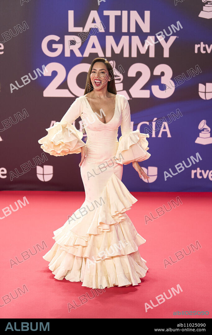 Barbie Muriel attends the red carpet during the 24th Annual Latin GRAMMY Awards at FIBES on November 16, 2023 in Seville, Spain.