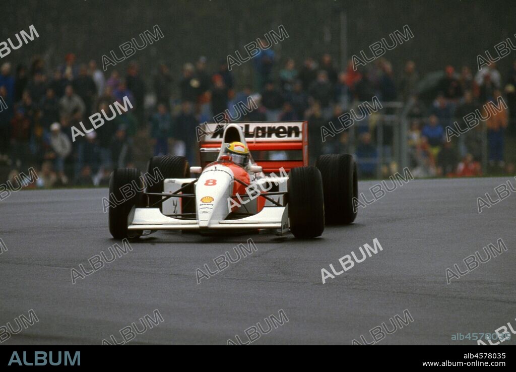 McLaren MP4-8, Ayrton Senna 1993 European Grand Prix at Donington.