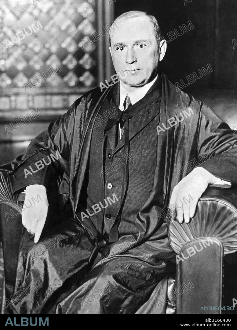 Philadelphia, Pennsylvania: April 15, 1924. Judge Monaghan who is presiding at the trial of Harry Thaw for the murder of architect Stanford White over his affair with Evelyn Nesbit.