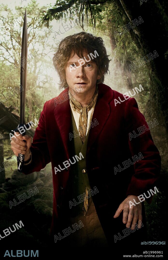 MARTIN FREEMAN en HOBBIT, EL: UN VIAJE INESPERADO, 2012 (HOBBIT, THE: AN UNEXPECTED JOURNEY), dirigida por PETER JACKSON. Copyright METRO GOLDWYN MAYER.