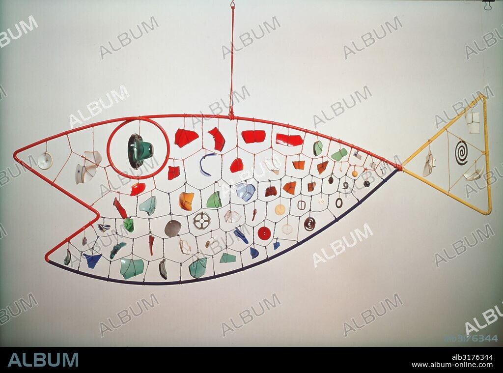 ALEXANDER CALDER. Fish (móvil), 1944.