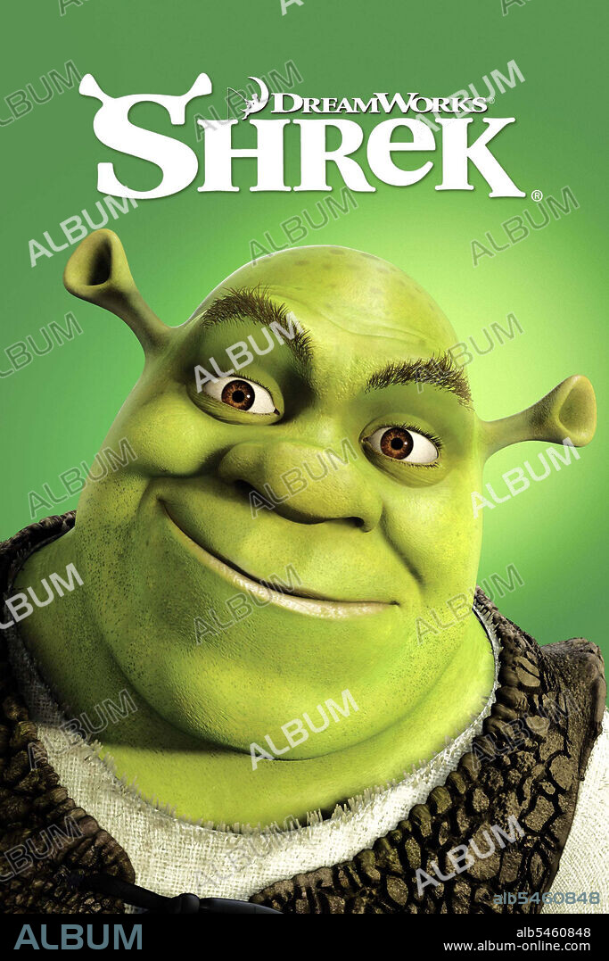 Poster de SHREK, 2001, dirigida por ANDREW ADAMSON y VICKY JENSON. Copyright DREAMWORKS.