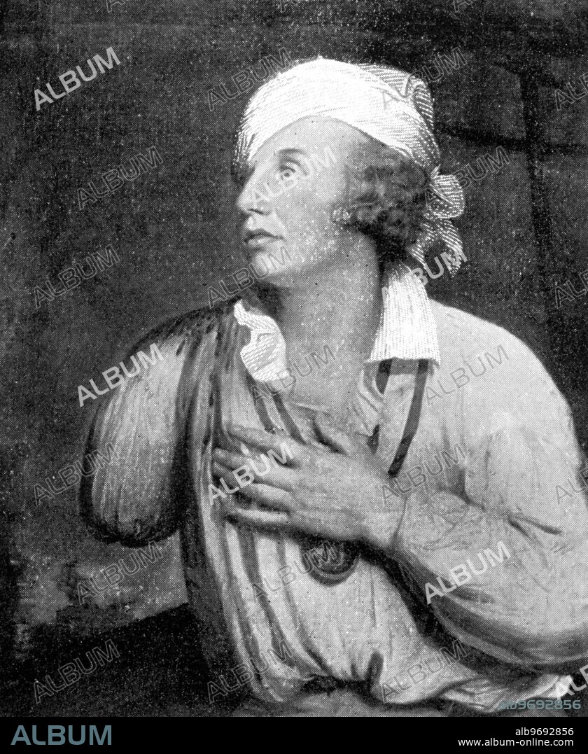 Lord Nelson wounded at the Nile. This painting was sent to Lady Parker, wife of Admiral Sir Peter Parker by Nelson himsel. It represents him at the moment when the oriient blew up; but it is not considered a good likeness.