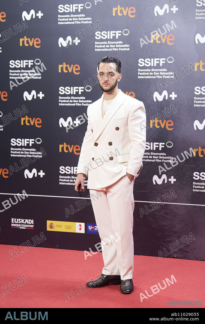 Anton Alvarez (C. Tangana) attended 'L'ile Rouge' Red Carpet during 71st San Sebastian International Film Festival at Kursaal Theatre on September 28, 2023 in Donostia / San Sebastian, Spain.