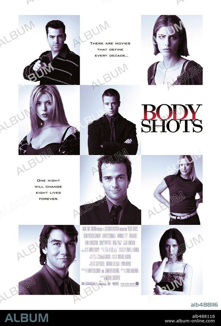 Poster of BODY SHOTS, 1999, directed by MICHAEL CRISTOFER. Copyright NEW LINE CINEMA.