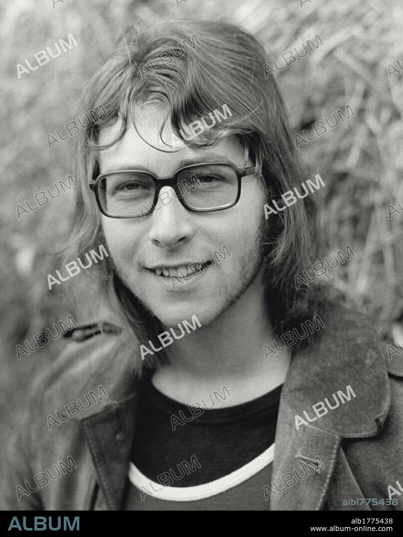 Portrait of Jan Hop. Portrait of the musician Jan Hop, drummer in the band 'George Baker Selection' . 1970s.