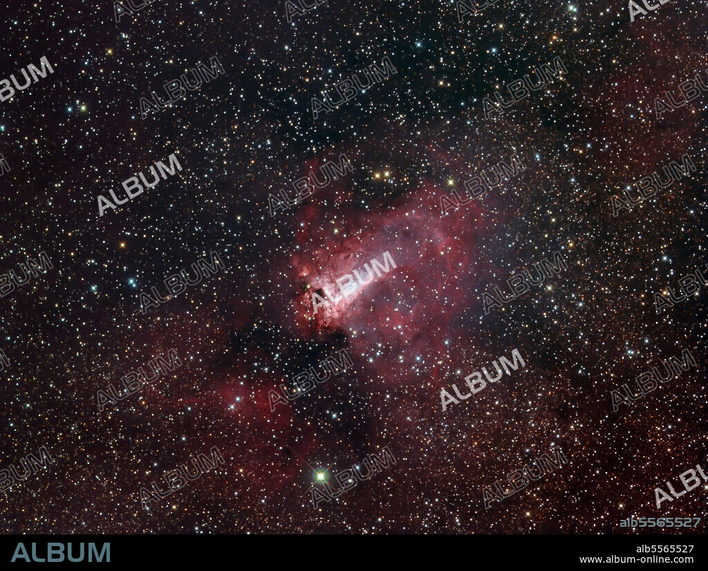 The Omega Nebula, also known as the Swan Nebula, Messier 17 or NGC 6618, is an H II region of glowing gas and plasma in the constellation Sagittarius.