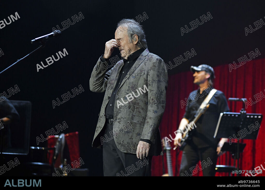 Barcelona 12/23/22. Joan Manuel Serrat in his last concert, held at the Palau San Jordi. Photo: Adrian Quiroga archdc.