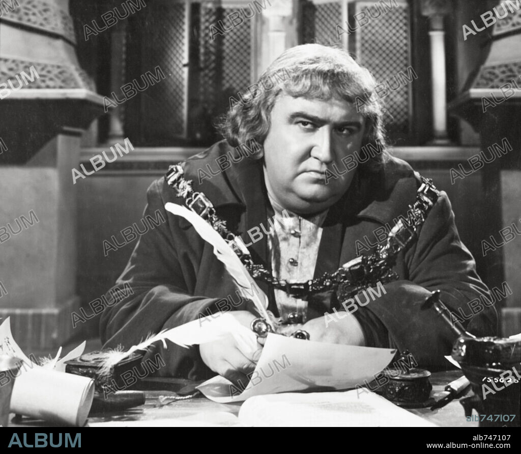 FRANCIS L. SULLIVAN in CHRISTOPHER COLUMBUS, 1949. Copyright J.ARTHUR RANK/UNIVERSAL INTERNATIONL.