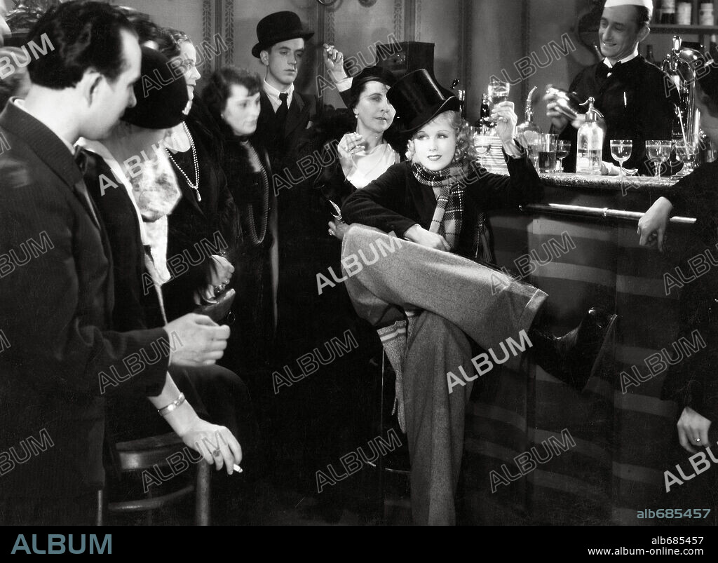 ANNY ONDRA dans L' AMOUR EN CAGE, 1934. Copyright SOCIETE INTERNATIONAL DE CINEMATOGRAPHIQUE.