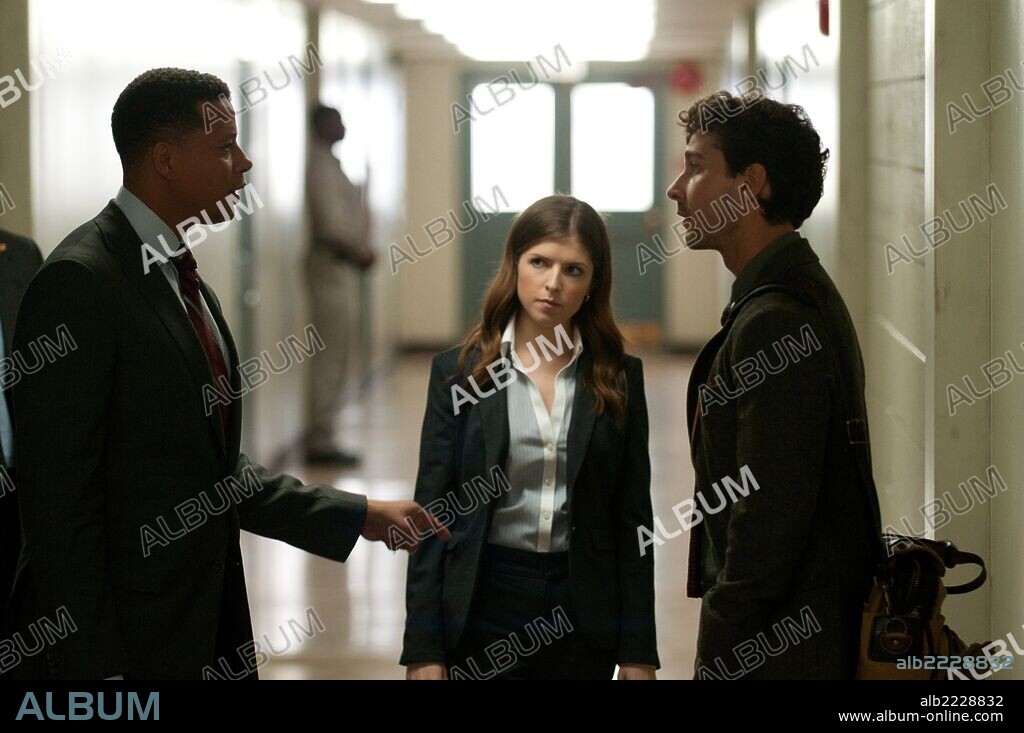 ANNA KENDRICK, SHIA LABEOUF and TERRENCE HOWARD in THE COMPANY YOU KEEP, 2012, directed by ROBERT REDFORD. Copyright WILDWOOD ENTERPRISES.