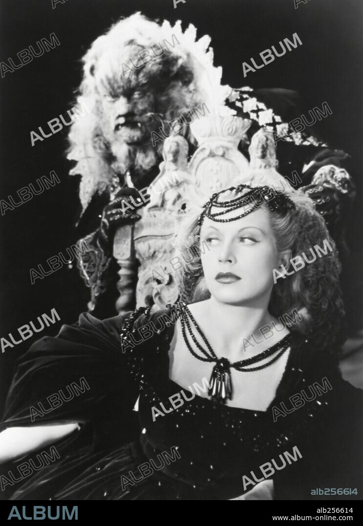 JEAN MARAIS and JOSETTE DAY in BEAUTY AND THE BEAST, 1946 (LA BELLE ET LA BEÏTE), directed by JEAN COCTEAU. Copyright FILMS ANDRE PAULVE.