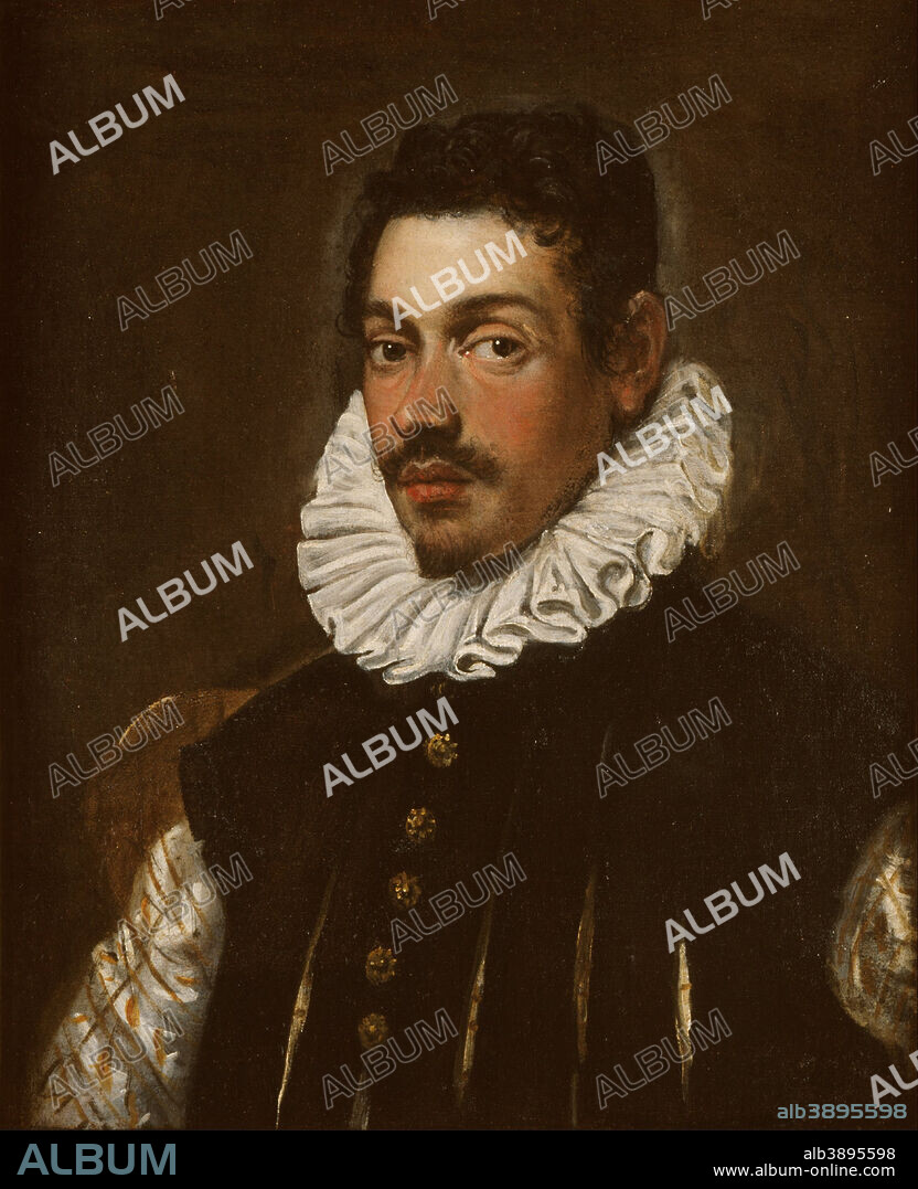 DOMENICO ROBUSTI, CALLED DOMENICO TINTORETTO. Portrait of a Gentleman. Date/Period: 1585/1590. Painting.