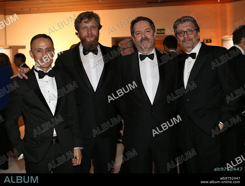 Madrid, 10/12/2015. Presentation of the Mariano de Cavia, Luca de Tena and Mingote awards, by His Majesty Kings Felipe VI and Letizia to Carlos Herrera, Miguel Henrique Otero and Javier Barcáiztegui. Photo: Ernesto Agudo ARCHDC.