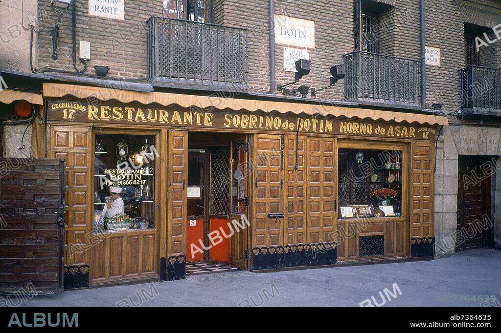 RESTAURANTE SOBRINO DE BOTIN HORNO DE ASAR - FUNDADO EN 1725.